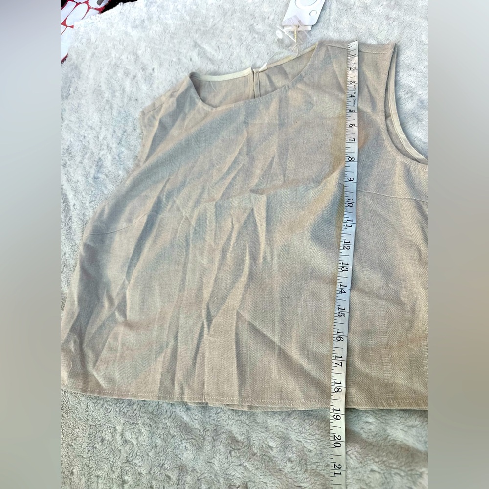 Commense Wide-Leg Pants in Light Beige - Picture 11 of 16